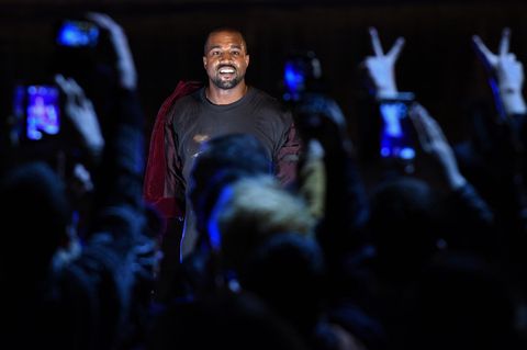 Kanye West beim Konzert