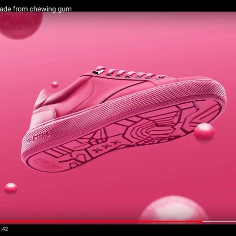 "Gumshoe": Ein Sneaker aus alten Kaugummis