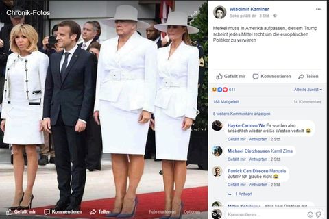 Donald Trump Fotomontage