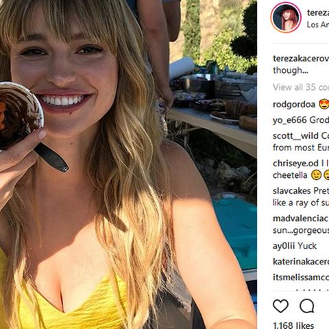Tereza Kacerova, die Freundin von Avicii