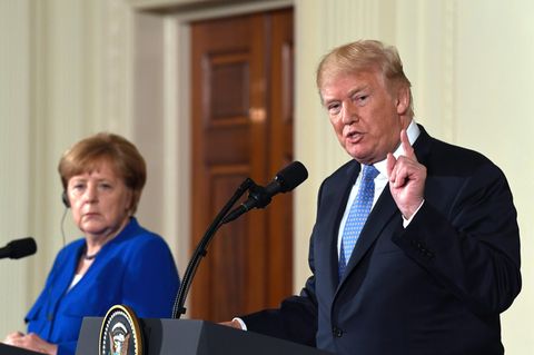 Im Ausland unbeliebt zu sein, sieht Donald Trump als Zeichen für seine gute Arbeit