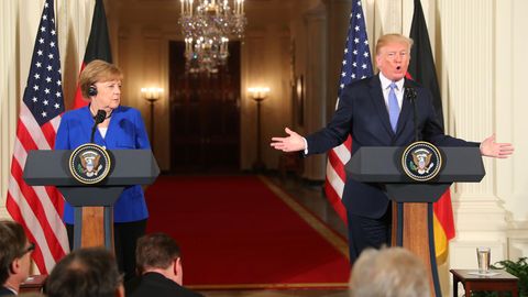 Angela Merkel besucht Donald Trump: Zwei Strategien haben die Europäer bei Donald Trump angewandt - keine hat funktioniert
