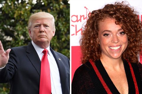 US-Präsident Donald Trump wurde von der US-Komikerin Michelle Wolf mit derben Sprüchen angegriffen