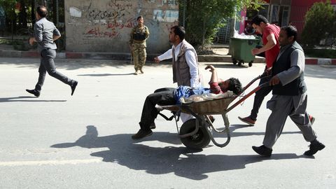 Verletzter Anschlag Kabul