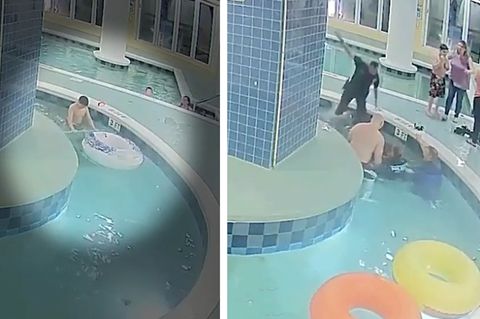 Horror im Schwimmbad: Abflussrohr saugt Kind unter Wasser - Retter kämpfen neun Minuten um sein Leben