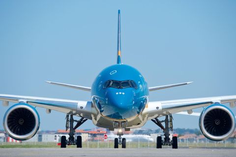 Ein Airbus von Vietnam Airlines (Symbolfoto)