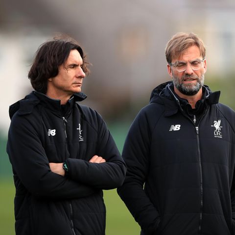 Wird es das nochmal geben? Liverpool-Coach Jürgen Klopp und sein Assistent Zeljko Buvac zusammen beim Training