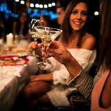 ... nämlich den klassischen Martini. Ein Gläschen hat gerade einmal 70 Kilokalorien. 