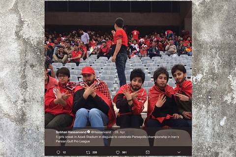 So trotzen fünf Frauen dem Stadionverbot im Iran