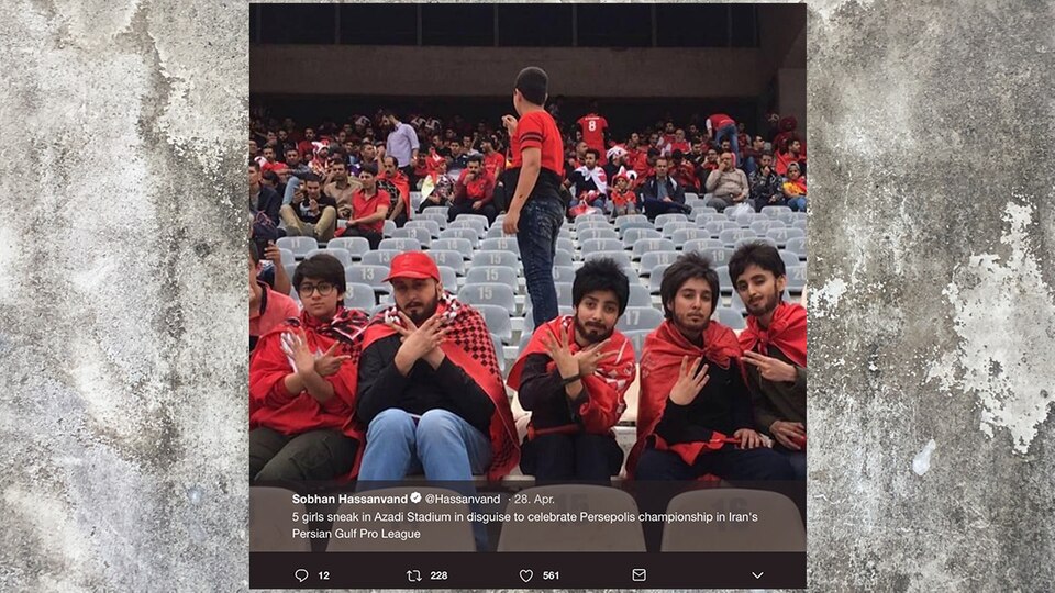So trotzen fünf Frauen dem Stadionverbot im Iran