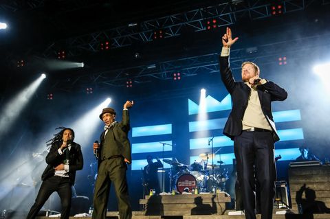 Seeed auf einem ihrer Konzerte