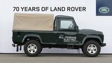 Defender 110 Prototyp mit Elektromotor