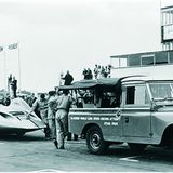 Land Rover beim Geschwindigkeitsrekord 1960