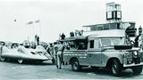 Land Rover beim Geschwindigkeitsrekord 1960