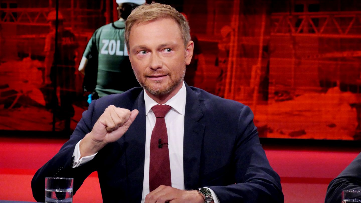 Christian Lindner bei "Hart aber fair"