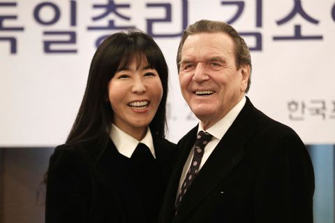 Soyeon Kim und Gerhard Schröder: "Habe faktisch schon lange getrennt gelebt"