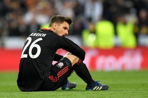 FC-Bayern-Torwart Sven Ulreich ist nach dem Ausscheiden in der Champions League am Boden zerstört