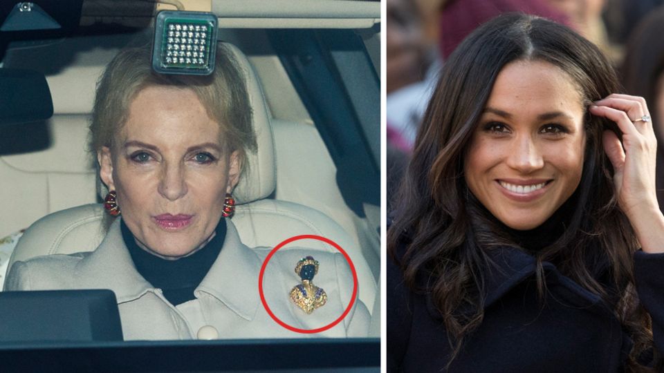 Rassistisches Schmuckstück: Princess Michael of Kent und Meghan Markle Princess Michael of Kent und Meghan Markle