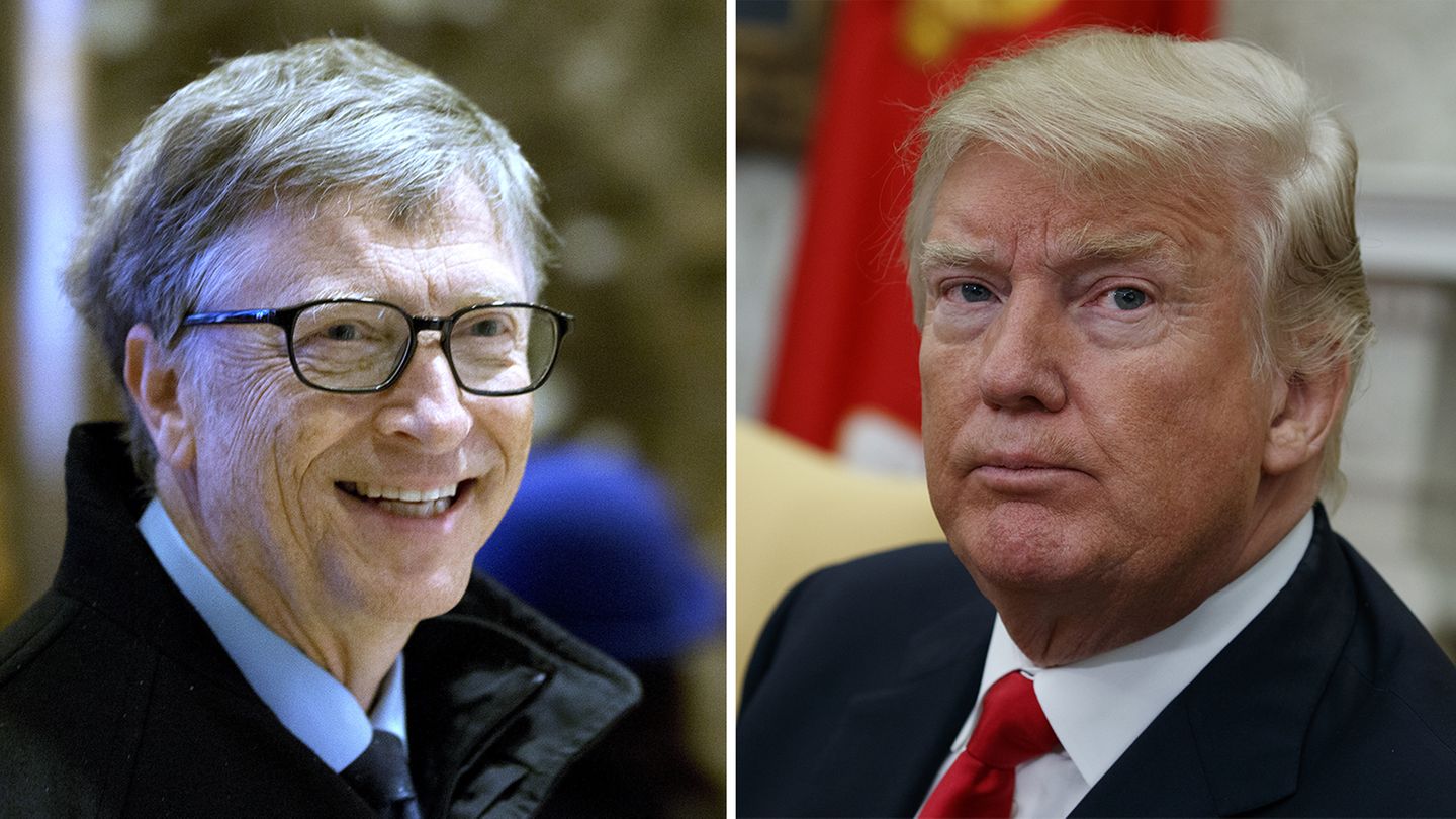 Bill Gates und Donald Trump