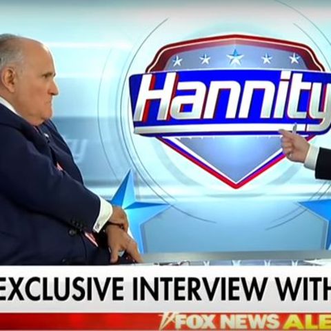 Rudy Giuliani gibt bei Hannity auf Fox News zu, dass Donald Trump Geld an Stormy Daniels gezahlt hat