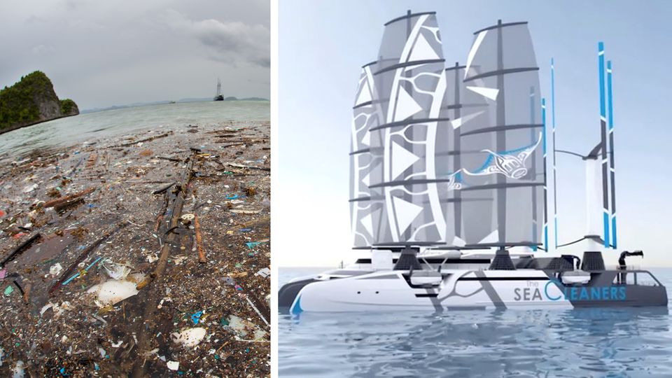 Sea Cleaners Boot soll Meer von Plastikmüll befreien