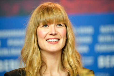 Schauspielerin Rosamund Pike im Februar bei der Berlinale. Dort startete "7 Tage in Entebbe" im Wettbewerb