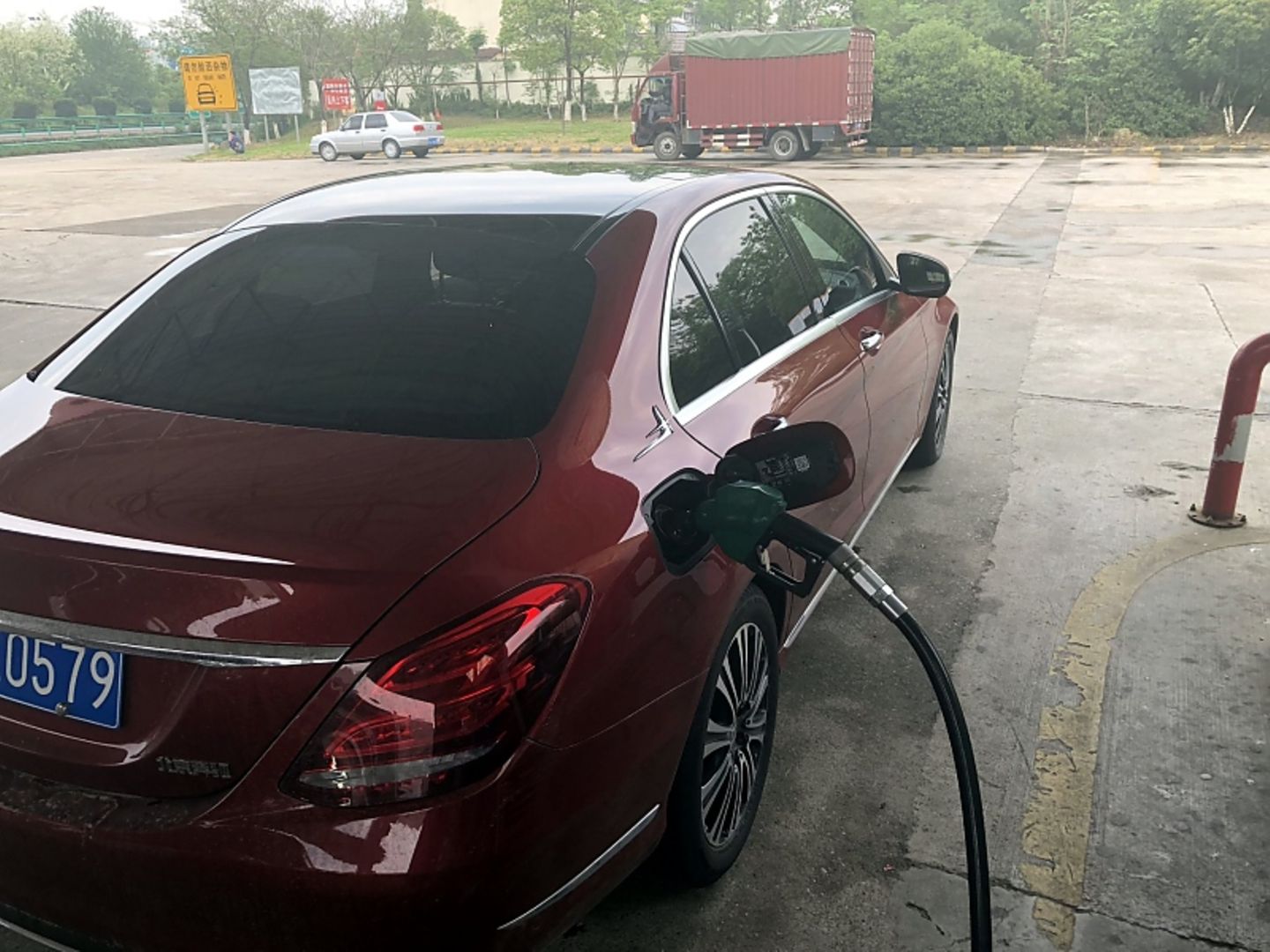 Mercedes C 200 L China - der Realverbrauch: 10,3 Liter