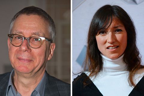 WDR-Fernsehspielchef Gebhard Henke (l.) wird im "Spiegel" von sechs Frauen, darunter der Schauspielerin und Schriftstellerin Charlotte Roche (r.), der sexuellen Belästigung bezichtigt