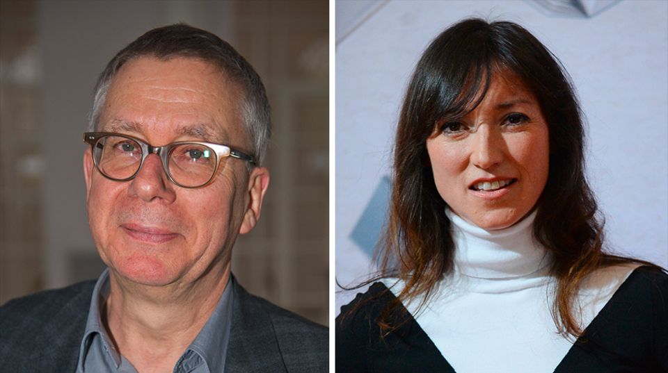 WDR-Fernsehspielchef Gebhard Henke (l.) wird im "Spiegel" von sechs Frauen, darunter der Schauspielerin und Schriftstellerin Charlotte Roche (r.), der sexuellen Belästigung bezichtigt