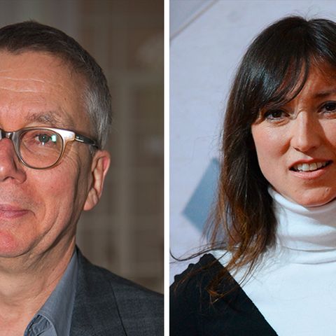 WDR-Fernsehspielchef Gebhard Henke (l.) wird im "Spiegel" von sechs Frauen, darunter der Schauspielerin und Schriftstellerin Charlotte Roche (r.), der sexuellen Belästigung bezichtigt