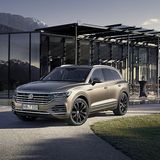 Der VW Touareg V6 TDI wiegt 2.070