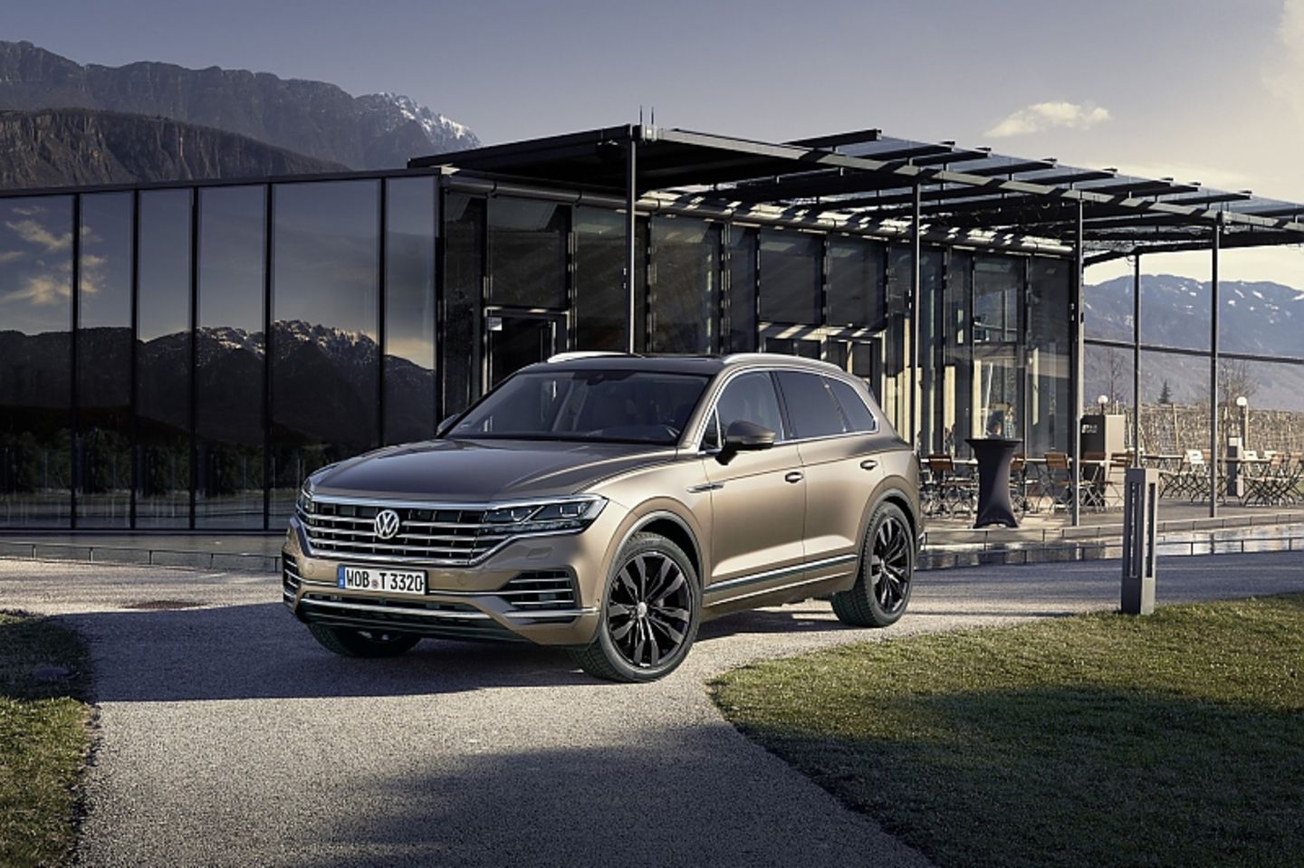Der VW Touareg V6 TDI wiegt 2.070