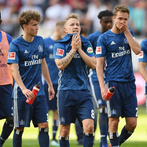 Bundesliga-Abstiegskampf HSV-Spieler
