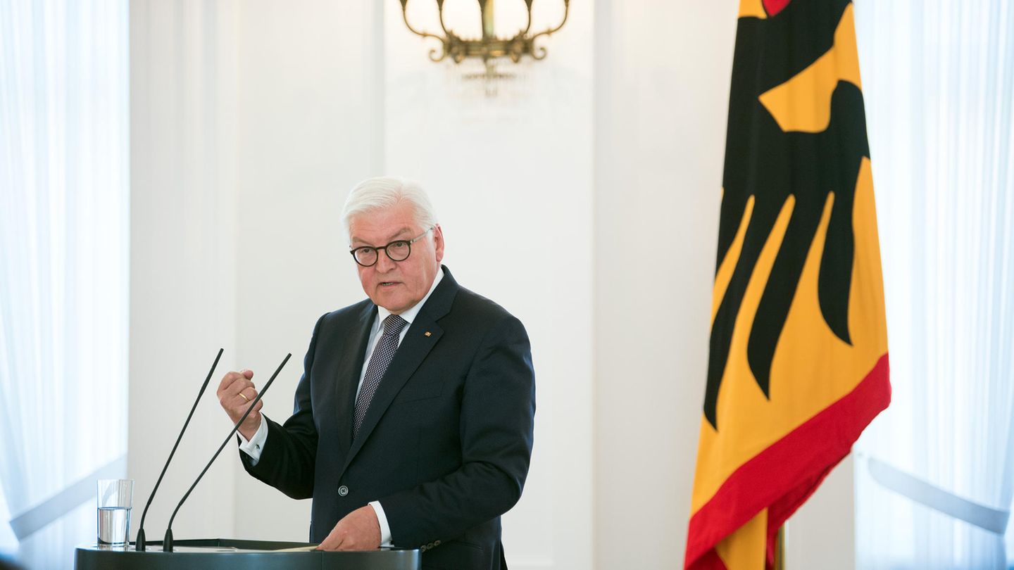 Bundespräsident Frank-Walter Steinmeier fordert Mut der Gesellschaft im Kampf gegen den Antisemitismus (Archivbild)