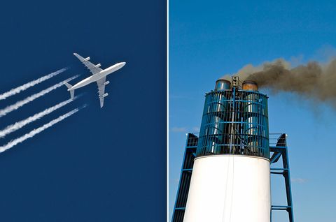 Treibhausgas-Emissionen durch Flugzeuge und Kreuzfahrtschiffe: Allein deutsche Reisende verursachten 329 Millionen Tonnen CO2-Äquivalente. Forscher fordern, generell weniger zu fliegen und mehr Ausgleichsmaßnahmen für den CO2-Ausstoß zu bezahlen.