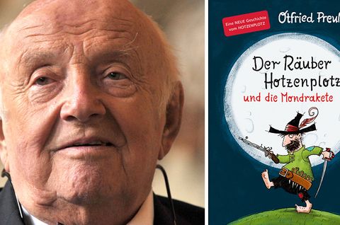 Porträt des Autors und Buchtitel