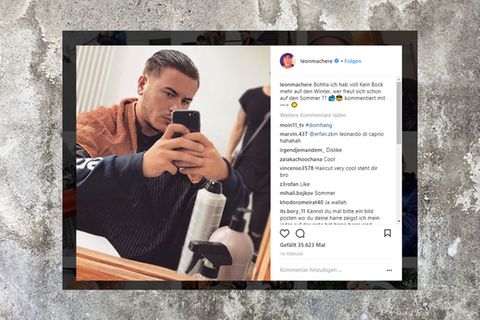 Instagram-Post von Leon Machère