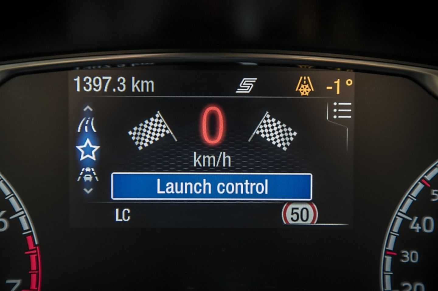 Der Ford Fiesta ST hat auch eine Launch-Control