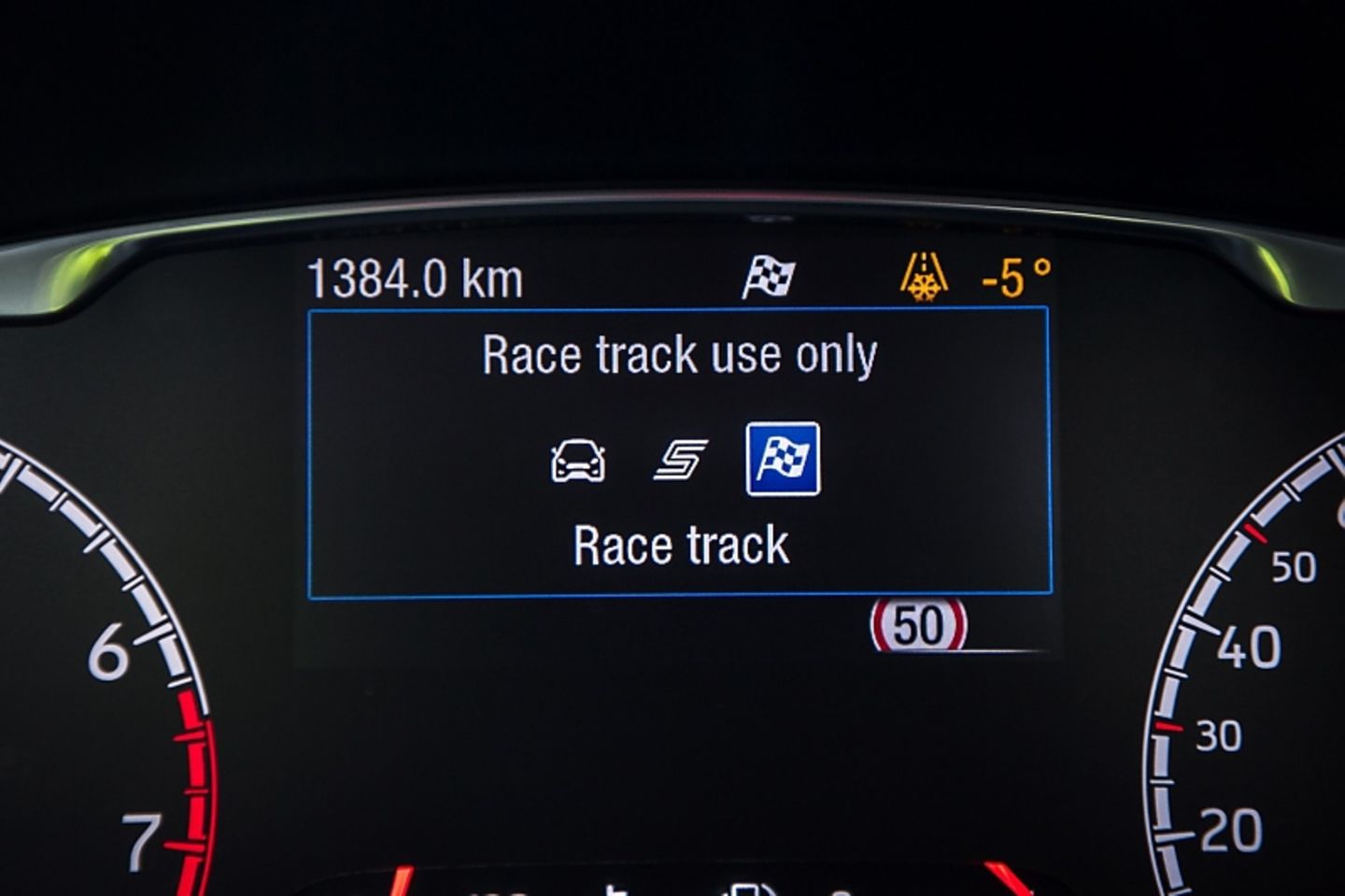 Im Track-Modus sind Driftwinkel drin