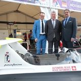 Michael Perschke, Paolo Pininfarina und Anand Mahindra (v.l.) sind die Macher bei Pininfarina