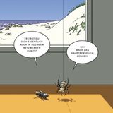 Cartoon zum Tag des Notrufs: Wo bleibt Feuerwehrmann Horst?