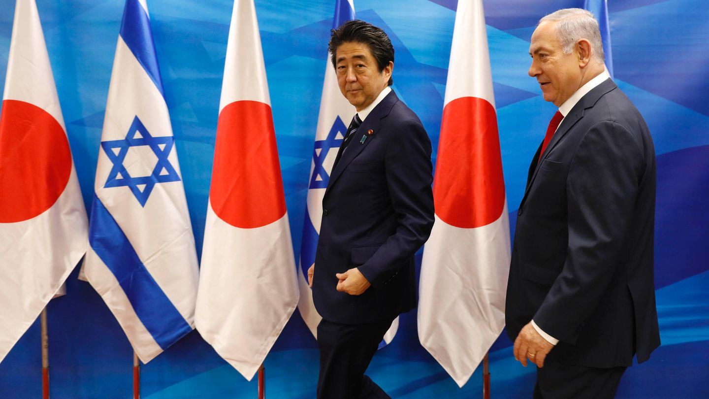 Shinzo Abe Benjamin Netanjahu