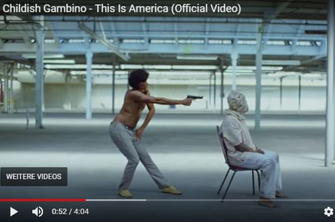 Szene aus dem Musikvideo "This Is America" von Childish Gambino