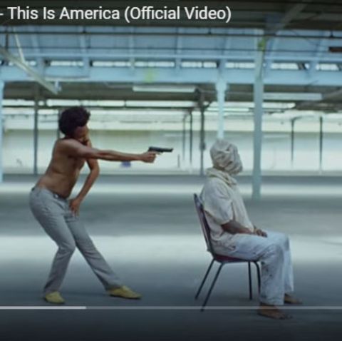 Szene aus dem Musikvideo "This Is America" von Childish Gambino