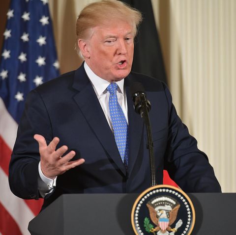 US-Präsident Donald Trump verkündet seine Entscheidung zum Atomabkommen mit dem Iran