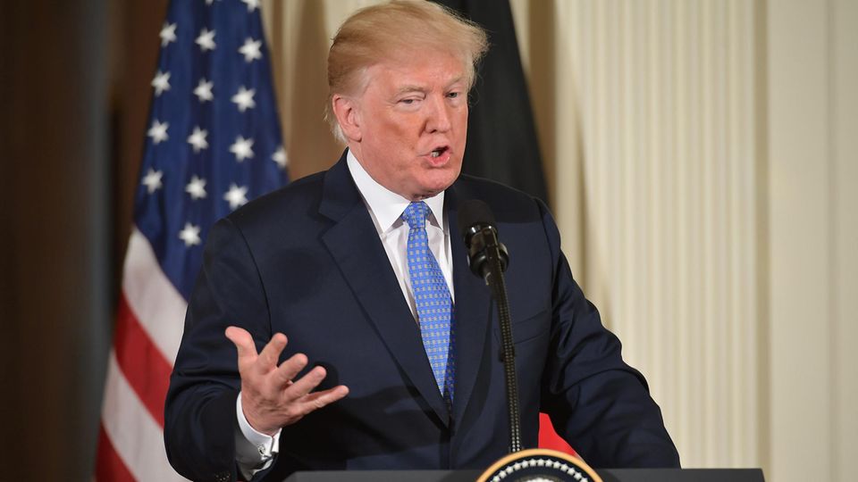 US-Präsident Donald Trump verkündet seine Entscheidung zum Atomabkommen mit dem Iran