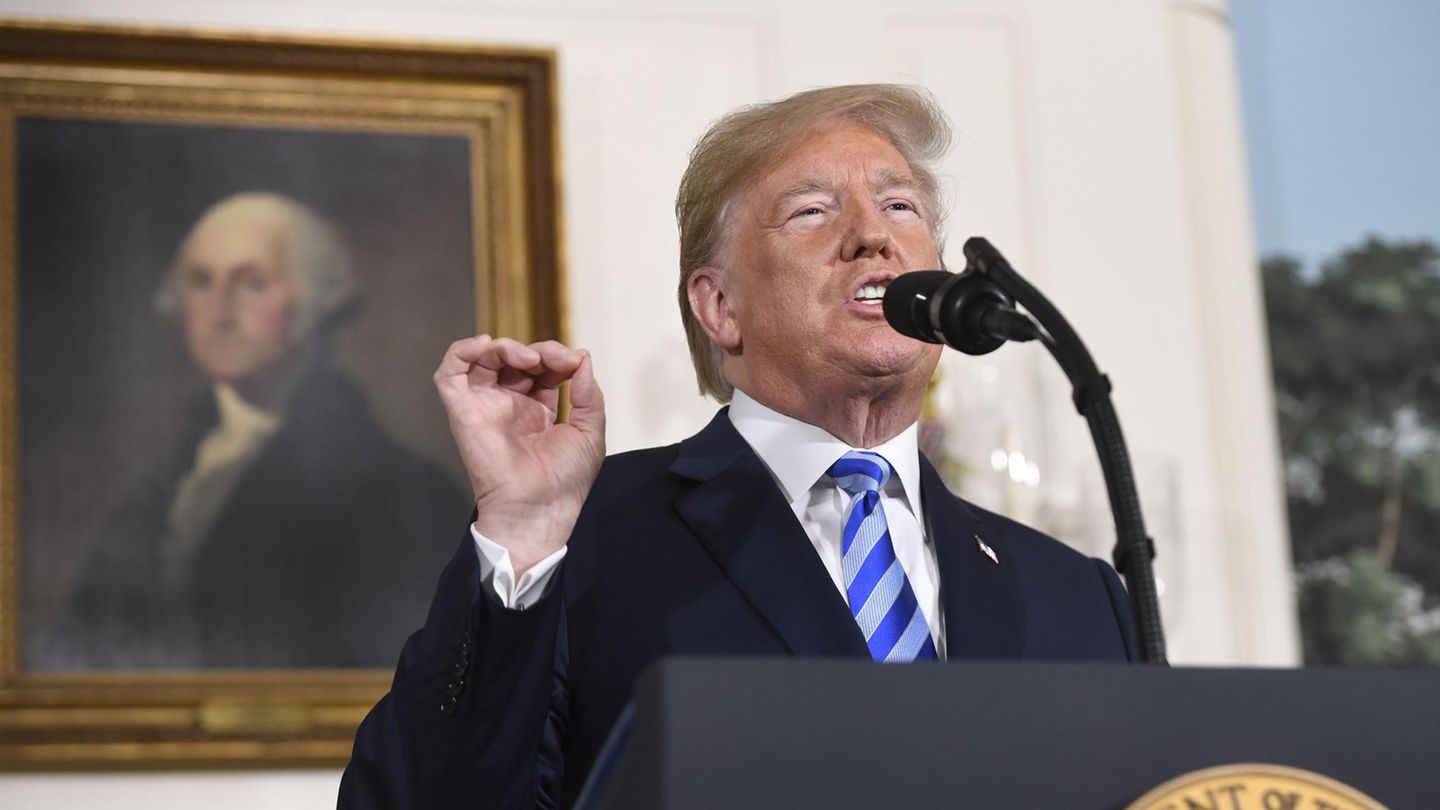 Donald Trumps Kernzitate zum Atomdeal-Aus mit dem Iran