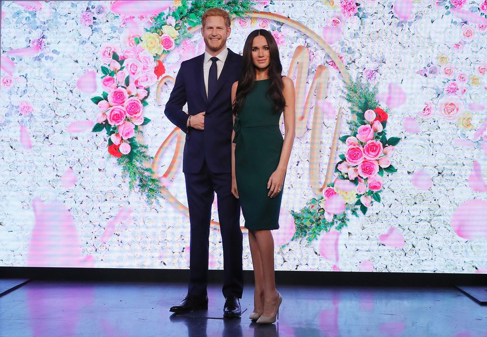 Prinz Harry und Meghan Markle: Prinz Harry und Meghan Markle als Wachsfiguren bei Madame Tussauds Prinz Harry und Meghan Markle als Wachsfiguren bei Madame Tussauds
