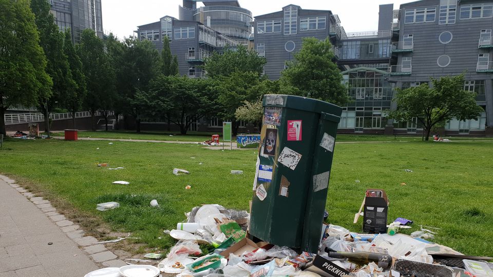 Eigentlich war die Hamburger Michelwiese mal ganz schön ...