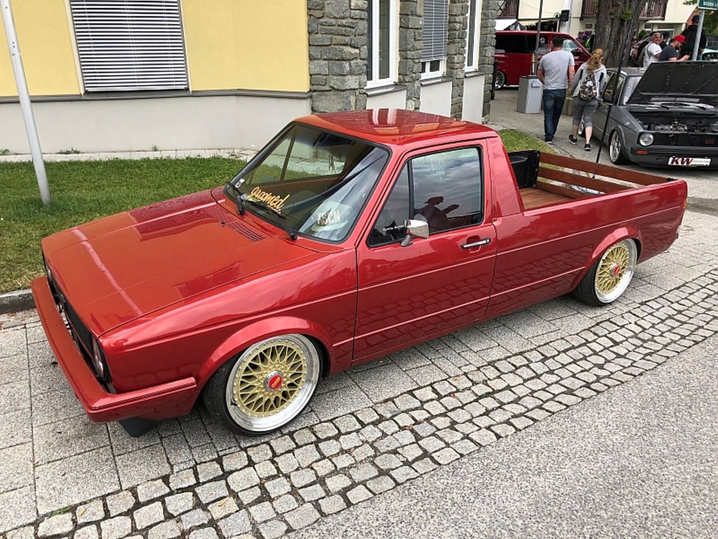 Auch selbstgebaute Pickups gab es zu bestaunen